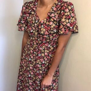 Vintage Floral Dress